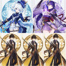 Asia|AR10|Furina+Raiden*2C+Zhongli|3 5-star characters|8-15 four-star characters|No birthday set, no email bound|Able to explore 100%|can log in normally immediately|Genshin Impact