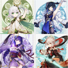 Asia|AR10|Nahida+Yelan+Raiden+Kazuha|4 5-star characters|8-15 four-star characters|No birthday set, no email bound|Able to explore 100%|can log in normally immediately|Genshin Impact