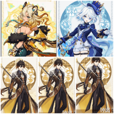 Asia|AR10|Xilonen+Furina+Zhongli*2C|3 5-star characters|8-15 four-star characters|No birthday set, no email bound|Able to explore 100%|can log in normally immediately|Genshin Impact