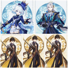 Asia|AR10|Furina+Neuvillette+Zhongli*2C|3 5-star characters|8-15 four-star characters|No birthday set, no email bound|Able to explore 100%|can log in normally immediately|Genshin Impact