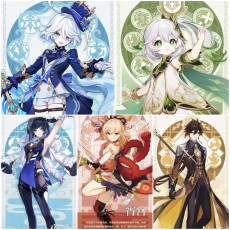 Asia|AR10|Furina+Nahida+Yelan+Yomiya+Zhongli|5 5-star characters|8-15 four-star characters|No birthday set, no email bound|Able to explore 100%|can log in normally immediately|Genshin Impact