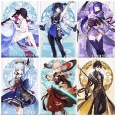 Asia|AR10|Columbina Hyposelenia+Yelan+Raiden+Ayaka+Kazuha+Zhongli|6 5-star characters|8-15 four-star characters|No birthday set, no email bound|Able to explore 100%|can log in normally immediately|Genshin Impact