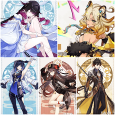 Asia|AR10|Hyposelenia+Xilonen+Yelan+Hutao+Zhongli|5 5-star characters|8-15 four-star characters|No birthday set, no email bound|Able to explore 100%|can log in normally immediately|Genshin Impact