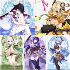 Asia|AR10|Columbina Hyposelenia+Xilonen+Nahida+Raiden+Ganyu|5 5-star characters|8-15 four-star characters|No birthday set, no email bound|Able to explore 100%|can log in normally immediately|Genshin Impact