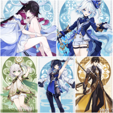 Asia|AR10|Columbina Hyposelenia+Furina+Nahida+Yelan+Zhongli|5 5-star characters|8-15 four-star characters|No birthday set, no email bound|Able to explore 100%|can log in normally immediately|Genshin Impact