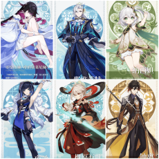 Asia|AR10|Columbina Hyposelenia+Neuvillette+Nahida+Yelan+Kazuha+Zhongli|6 5-star characters|8-15 four-star characters|No birthday set, no email bound|Able to explore 100%|can log in normally immediately|Genshin Impact