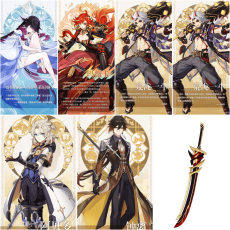 Asia|AR10|Columbina Hyposelenia+Mavuika+Arataki Itto*C1+Albedo+Zhongli++Redhorn Stonethresher|5 5-star characters|8-15 four-star characters|No birthday set, no email bound|Able to explore 100%|can log in normally immediately|Genshin Impact