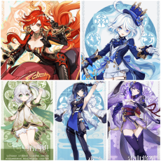 Asia|AR10|Mavuika+Furina+Nahida+Yelan+Raiden|5 5-star characters|8-15 four-star characters|No birthday set, no email bound|Able to explore 100%|can log in normally immediately|Genshin Impact