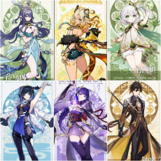 Asia|AR10|Lauma+Xilonen+Nahida+Yelan+Raiden+Zhongli|6 5-star characters|8-15 four-star characters|No birthday set, no email bound|Able to explore 100%|can log in normally immediately|Genshin Impact