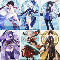 Asia|AR10|Columbina Hyposelenia+Furina+Yelan+Raiden+Kazuha+Zhongli|6 5-star characters|8-15 four-star characters|No birthday set, no email bound|Able to explore 100%|can log in normally immediately|Genshin Impact