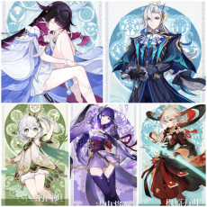 Asia|AR10|Columbina Hyposelenia+Neuvillette+Nahida+Raiden+Kazuha|5 5-star characters|8-15 four-star characters|No birthday set, no email bound|Able to explore 100%|can log in normally immediately|Genshin Impact