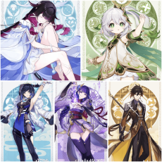 Asia|AR10|Columbina Hyposelenia+Nahida+Yelan+Raiden+Zhongli|5 5-star characters|8-15 four-star characters|No birthday set, no email bound|Able to explore 100%|can log in normally immediately|Genshin Impact