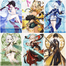 Asia|AR10|Columbina Hyposelenia+Xilonen+Furina+Nahida+Kazuha+Zhongli|6 5-star characters|8-15 four-star characters|No birthday set, no email bound|Able to explore 100%|can log in normally immediately|Genshin Impact