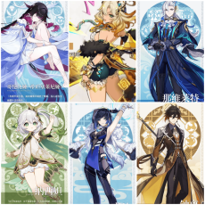 Asia|AR10|Columbina Hyposelenia+Xilonen+Neuvillette+Nahida+Yelan+Zhongli|6 5-star characters|8-15 four-star characters|No birthday set, no email bound|Able to explore 100%|can log in normally immediately|Genshin Impact