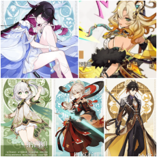Asia|AR10|Columbina Hyposelenia+Xilonen+Nahida+Kazuha+Zhongli|5 5-star characters|8-15 four-star characters|No birthday set, no email bound|Able to explore 100%|can log in normally immediately|Genshin Impact