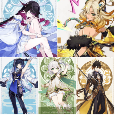 Asia|AR10|Columbina Hyposelenia+Xilonen+Nahida+Yelan+Zhongli|5 5-star characters|8-15 four-star characters|No birthday set, no email bound|Able to explore 100%|can log in normally immediately|Genshin Impact