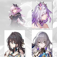 [Asia TL3-11]  Evernight + Castorice + Ruan Mei E1 + Bronya|Fast shipping