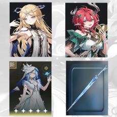 Asia| Cartethyia + Ciaccona + The Shorekeeper + Cartethyia Weapon | Random 4 stars |