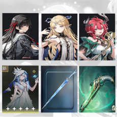 Asia| Chisa + Cartethyia + Ciaccona + The Shorekeeper + Cartethyia Weapon + Ciaccona Weapon | Random 4 stars |The novice pool is not used