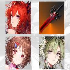 Asia lv 2| Laevatain + Laevatain Weapon + Ardelia + Lifeng| Fresh account tutorial only Fast delivery