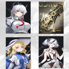 Asia|lv 4-10| Zani + Zani Weapon + Phoebe + Camellya | Random 4 stars |