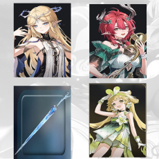 Asia|lv 4-10| Cartethyia + Ciaccona + Cartethyia Weapon + verina | Random 4 stars |