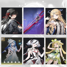 Asia|lv 4-10| Chisa + Chisa Weapon + Cartethyia + The Shorekeeper + Camellya + verina | Random 4 stars |