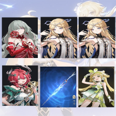 Asia lv 8| Phrolova + Cartethyia + Cartethyia + Ciaccona + Cartethyia Weapon + verina | Random 4 stars |The novice pool is not used