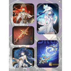 ASIA| AUGUSTA+AUGUSTA Weapons+IUNO+IUNO Weapons+The Shorekeeper+Random 5 stars+Randomfour-star character Fast Delivery