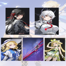 Asia lv 8| Chisa + Zani + Phoebe + Chisa Weapon + verina | Random 4 stars |The novice pool is not used