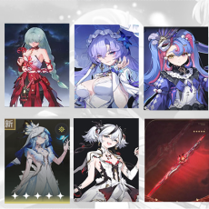 Asia|lv 4-10| Phrolova + CantaRella + Roccia + The Shorekeeper + Camellya + Camellya Weapon | Random 4 stars |