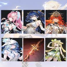 Asia lv 8| Aemeath + iuno + Augusta + The Shorekeeper + Augusta Weapon + verina | Random 4 stars |The novice pool is not used