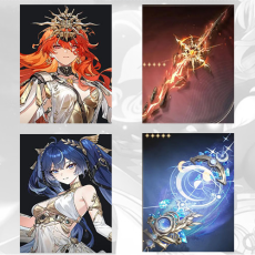 Asia|lv 4-10| Augusta + Augusta Weapon + iuno + iuno Weapon | Random 4 stars |Fast delivery