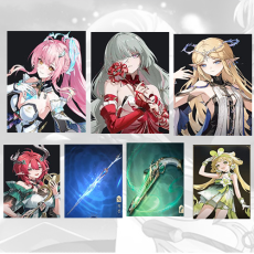 Asia lv 8| Aemeath + Phrolova + Cartethyia + Ciaccona + Cartethyia Weapon + Ciaccona Weapon + verina | Random 4 stars |The novice pool is not used