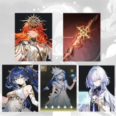 Asia|lv 4-10| Augusta + Augusta Weapon + iuno + The Shorekeeper + Mornye | Random 4 stars |Fast delivery