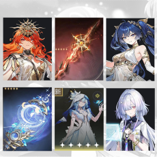 Asia|lv 4-10| Augusta + Augusta Weapon + iuno + iuno Weapon + The Shorekeeper + Mornye | Random 4 stars |Fast delivery