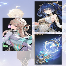 Asia lv 8| Lynae + iuno + iuno Weapon | Random 4 stars |The novice pool is not used