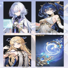 Asia lv 8| Mornye + iuno + Cartethyia + iuno Weapon | Random 4 stars |The novice pool is not used