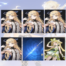 Asia lv 8| Cartethyia + Cartethyia + Cartethyia + Cartethyia + Cartethyia Weapon + verina | Random 4 stars |The novice pool is not used