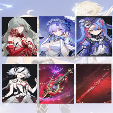 Asia| Phrolova + CantaRella + Roccia + Camellya + Phrolova Weapon + Camellya Weapon | Random 4 stars |The novice pool is not used