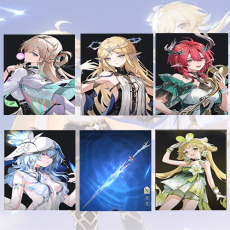 Asia| Lynae + Cartethyia + Ciaccona + The Shorekeeper + Cartethyia Weapon + verina | Random 4 stars |The novice pool is not used