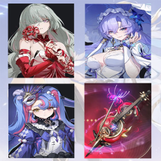 Asia| Phrolova + CantaRella + Roccia + Phrolova Weapon | Random 4 stars |The novice pool is not used