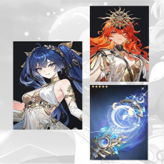 Asia lv 8|iuno + Augusta + iuno Weapon| Random 4 stars |Fast delivery