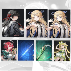 Asia lv 8| Chisa + Cartethyia + Cartethyia + Ciaccona + Cartethyia Weapon + Ciaccona Weapon + verina | Random 4 stars |The novice pool is not used