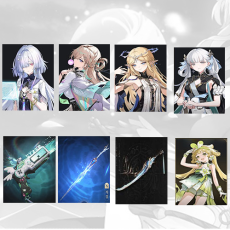 Asia lv 8| Mornye + Lynae + Cartethyia + Jinhsi + Lynae Weapon + Cartethyia Weapon + Jinhsi Weapon + verina | Random 4 stars |The novice pool is not used