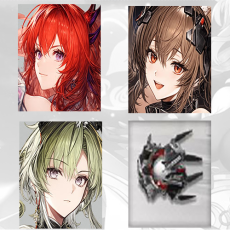 Asia lv 2| Laevatain + Gilberta + Lifeng + Gilberta Weapon| Fresh account tutorial only Fast delivery