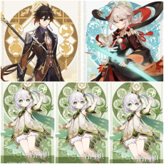 Asia|AR10|Nahida*2C+Kazuha+Zhongli|3 5-star characters|8-15 four-star characters|No birthday set, no email bound|Able to explore 100%|can log in normally immediately|Genshin Impact