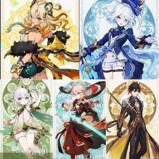 Asia|AR10|Xilonen+Furina+Nahida+Zhongli+Kazuha|5 5-star characters|8-15 four-star characters|No birthday set, no email bound|Able to explore 100%|can log in normally immediately|Genshin Impact