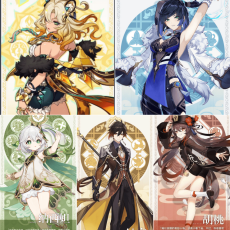 Asia|AR10|Xilonen+Nahida+Yelan+Hutao+Zhongli|5 5-star characters|8-15 four-star characters|No birthday set, no email bound|Able to explore 100% |can log in normally immediately|Genshin Impact