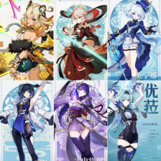 Asia|AR10|Xilonen+Kazuha+Furina+Raiden Shogun+Yelan+Eula|6 5-star characters|8-15 four-star characters|No birthday set, no email bound|Able to explore 100% |Can log in normally|Genshin Impact